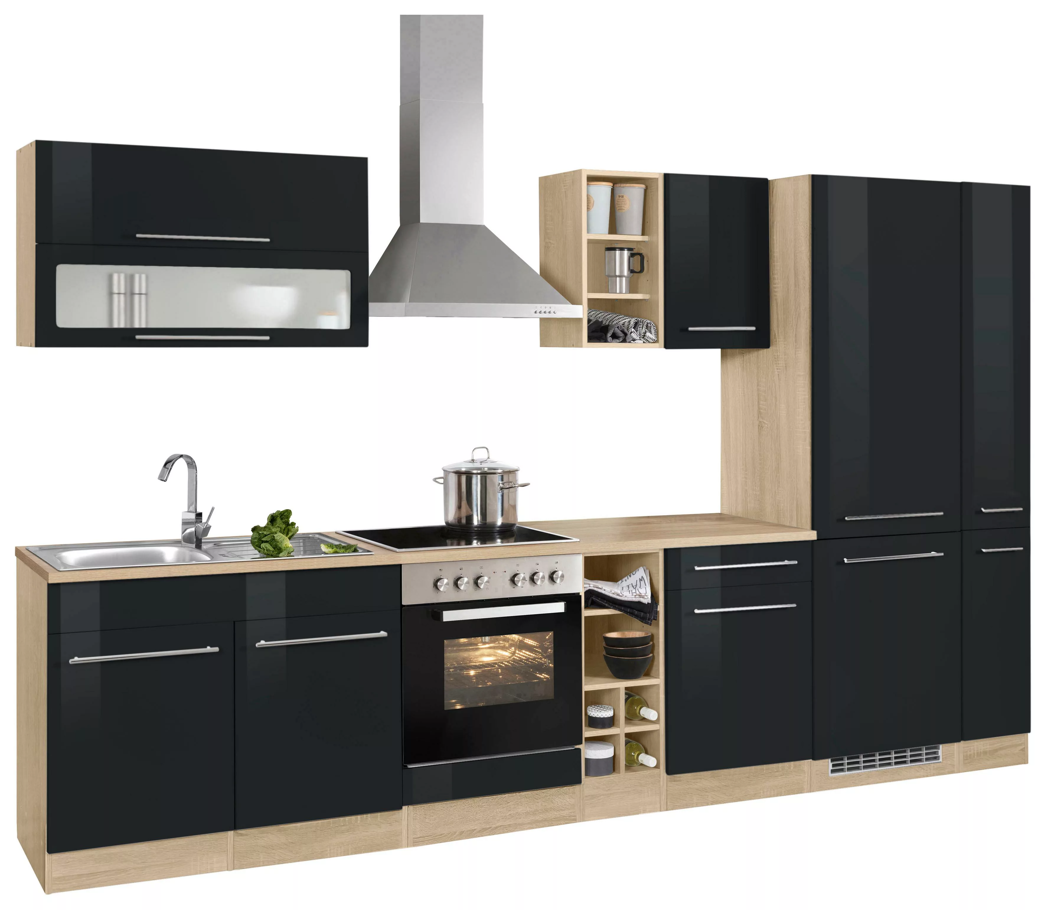 KOCHSTATION Küchenzeile "KS-Eton", ohne E-Geräte, Breite 330 cm günstig online kaufen
