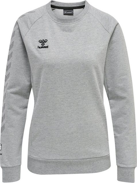 hummel Sweatshirt hmlMOVE GRID COT. SWEATSHIRT WOMAN GREY MELANGE günstig online kaufen