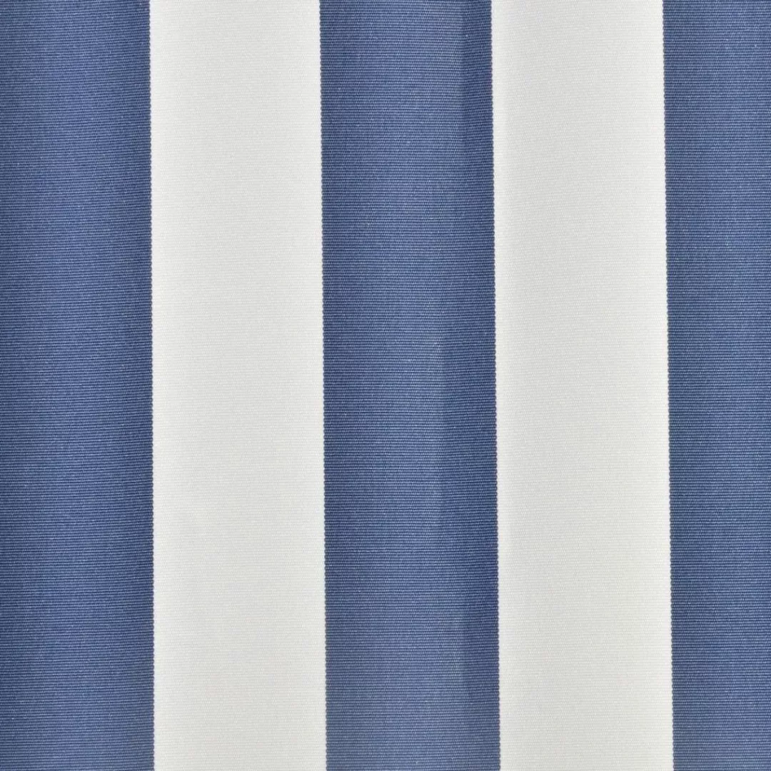 Markisenbespannung Canvas Blau & Weiß 3 X 2,5 M (ohne Rahmen) günstig online kaufen