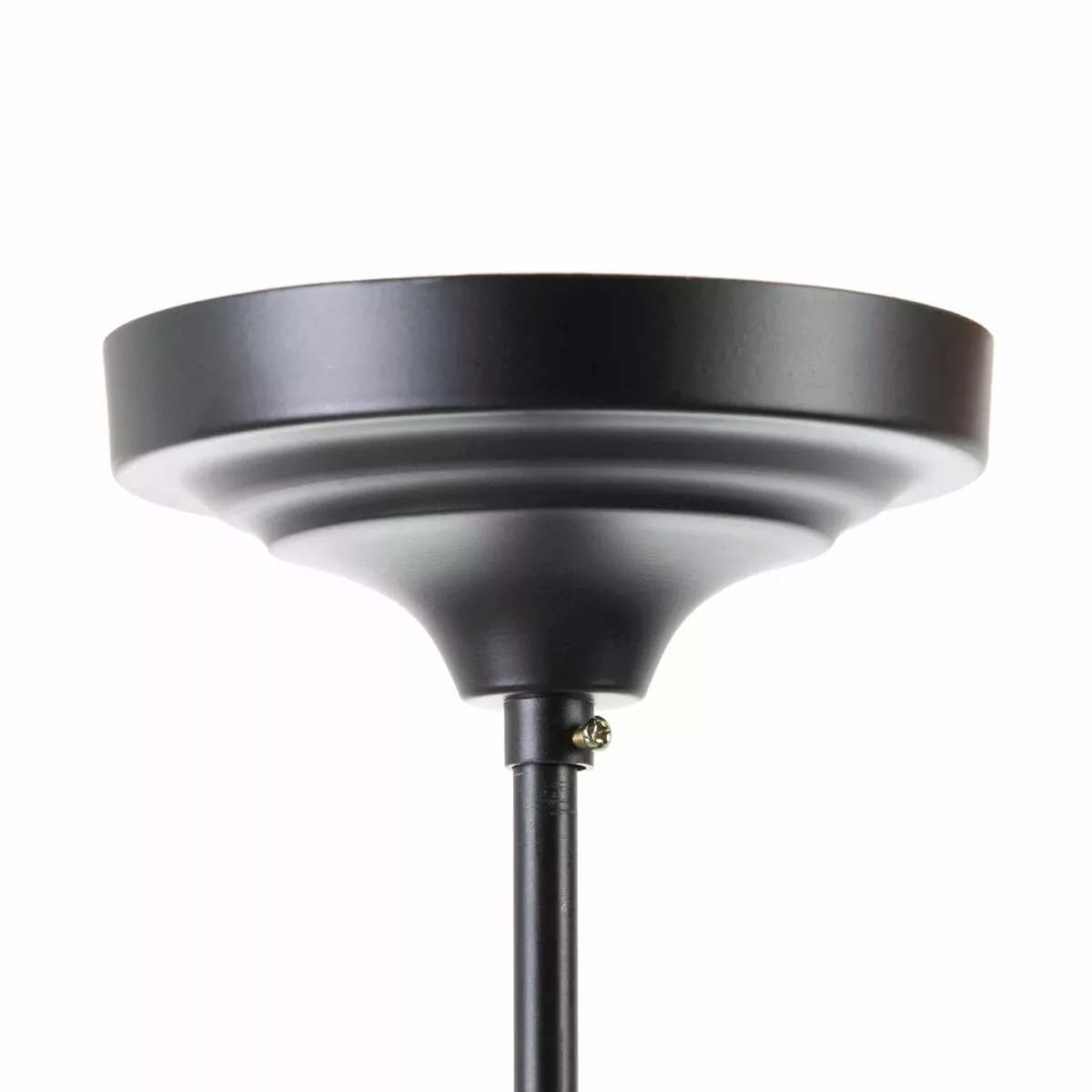 Deckenlampe Schwarz Metall Holz 40 X 40 X 60 Cm günstig online kaufen