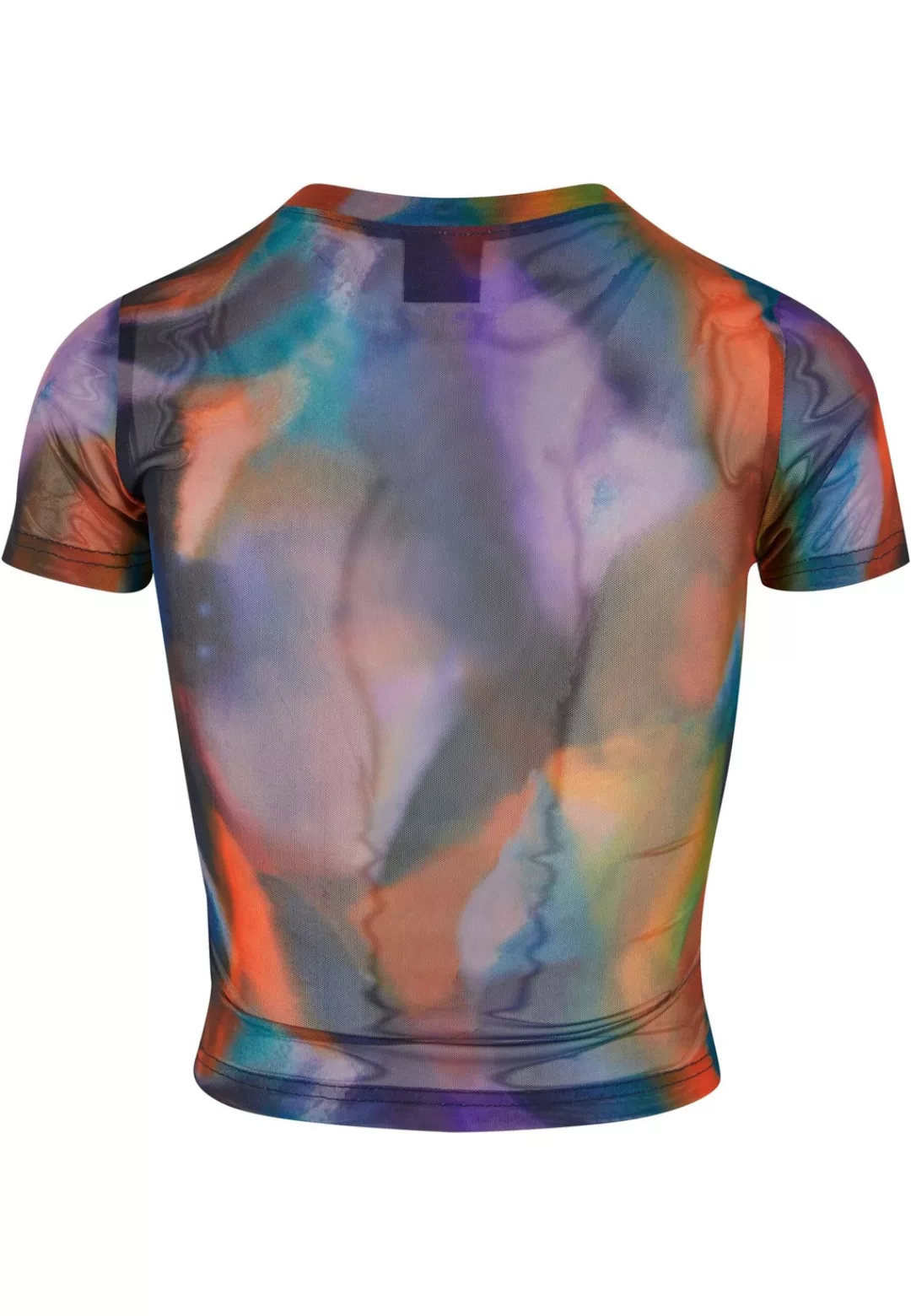 URBAN CLASSICS T-Shirt "Urban Classics Damen Ladies AOP Mesh Tee", (1 tlg.) günstig online kaufen