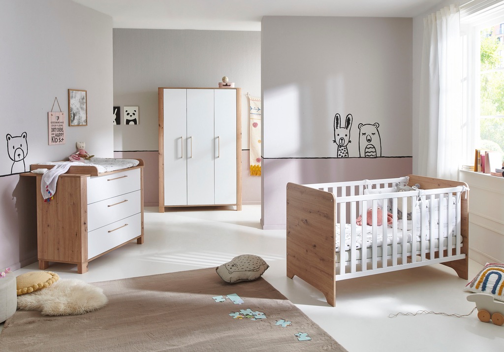 arthur berndt Babyzimmer-Komplettset "Babyzimmer Set "Marlon" 3-teilig", (S günstig online kaufen