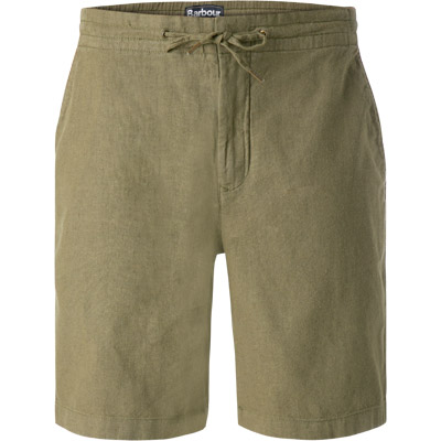 Barbour Shorts Linen Cotton militar MST0007GN58 günstig online kaufen