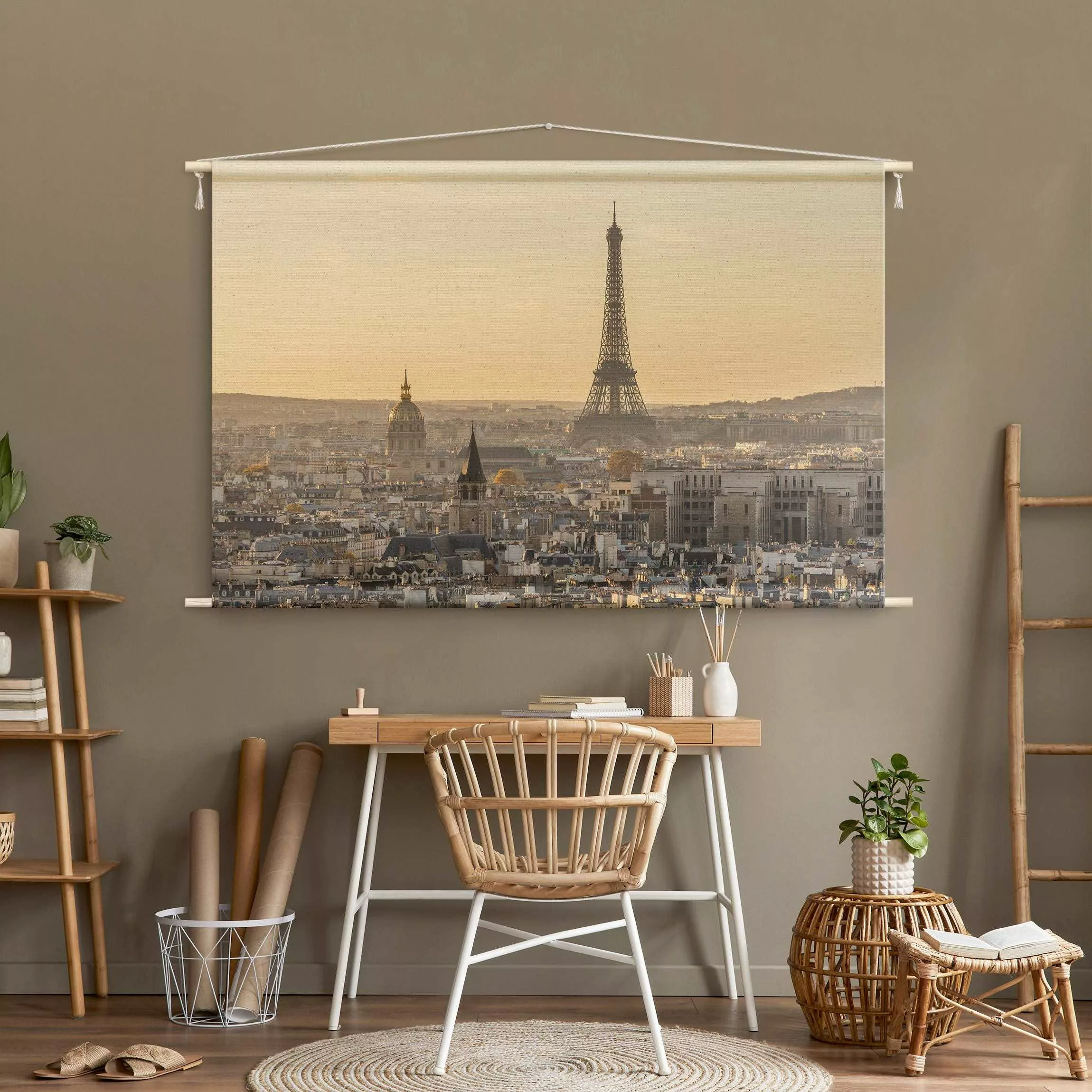 Wandteppich Paris im Morgengrauen günstig online kaufen