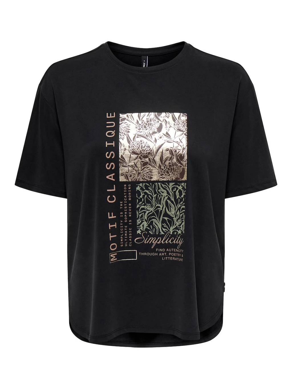 ONLY Kurzarmshirt "ONLFREE LIFE S/S BOTANICAL TOP BOX JRS" günstig online kaufen