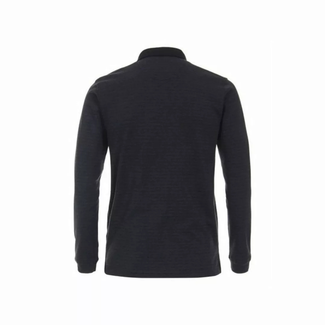 Casa Moda Longsleeve Poloshirt Streifen Navy - Größe XXL günstig online kaufen