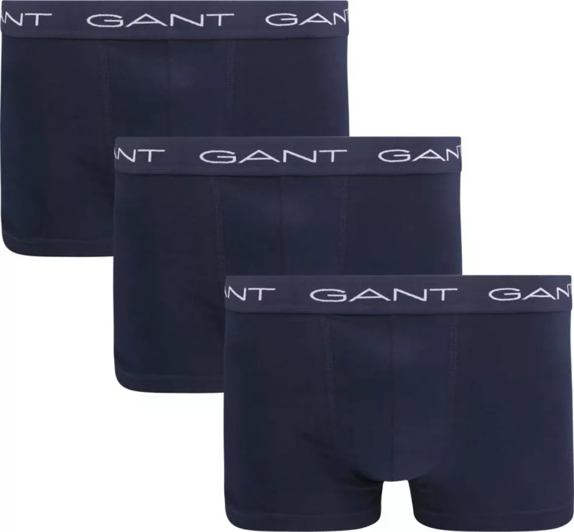 Gant Boxershorts trunk 3er-Pack Marine - Größe L günstig online kaufen