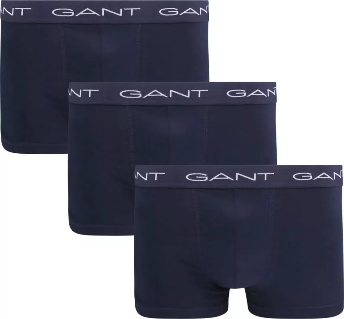 Gant Boxershorts trunk 3er-Pack Marine - Größe XL günstig online kaufen