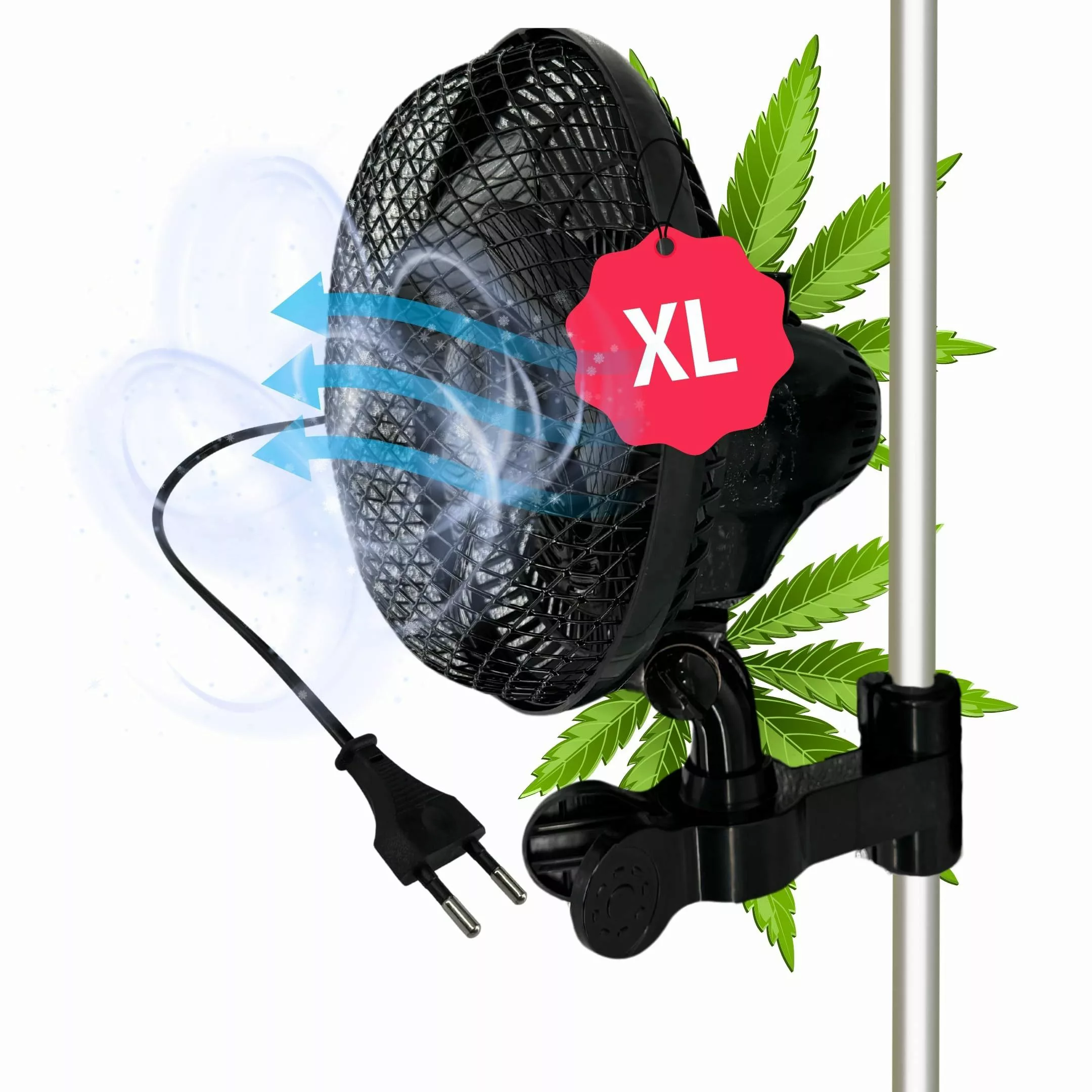 TronicXL Wandventilator Clip Ventilator oszillierend für günstig online kaufen