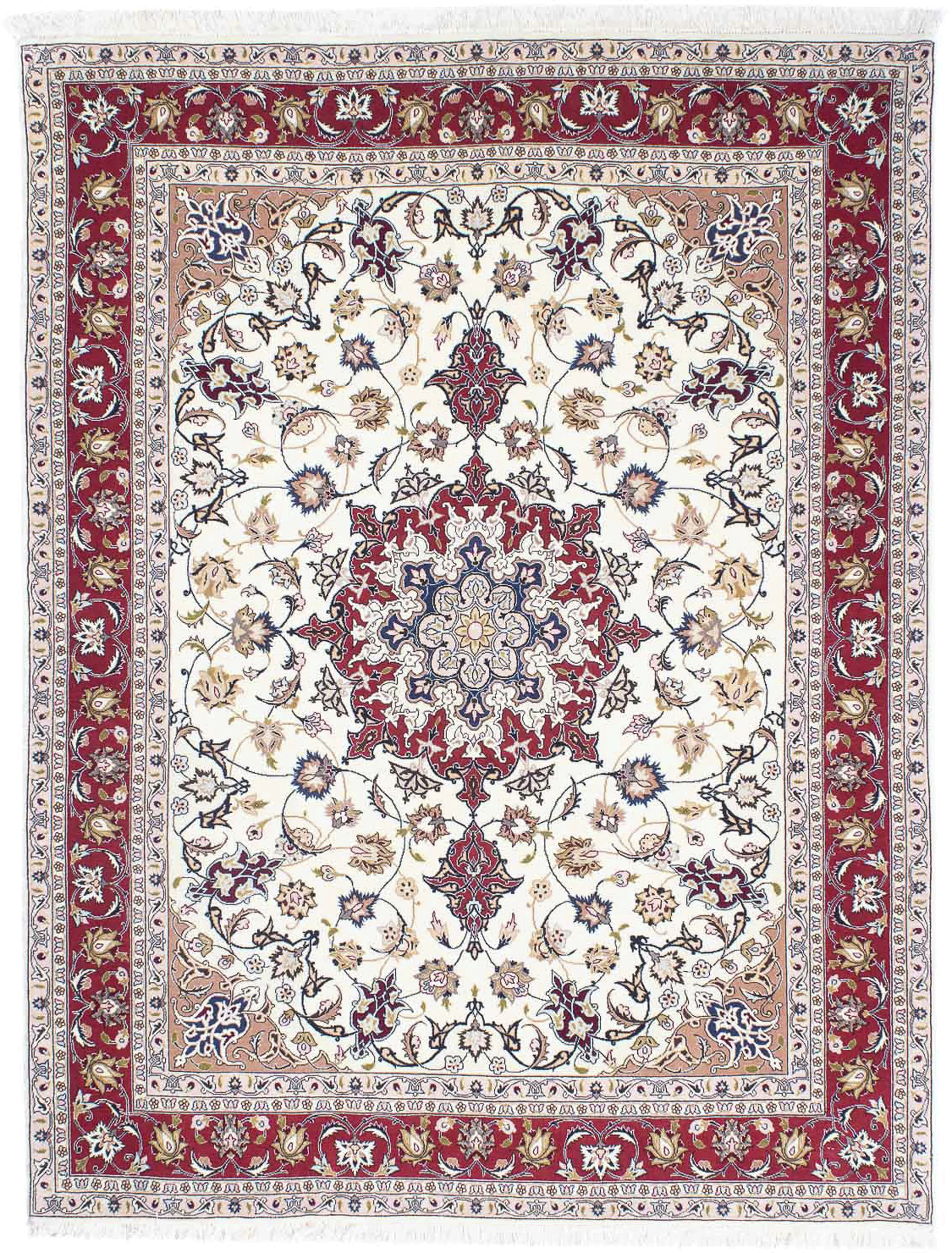morgenland Orientteppich »Perser - Täbriz - Royal - 197 x 151 cm - beige«, günstig online kaufen
