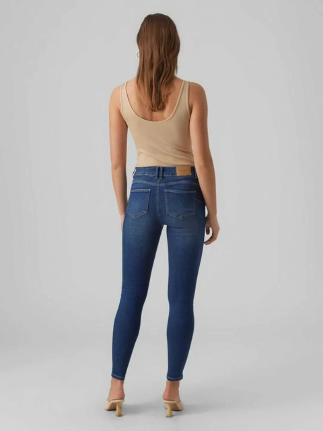 Vero Moda 7/8-Jeans SELA (1-tlg) Plain/ohne Details günstig online kaufen