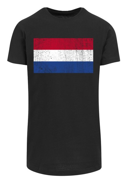 F4NT4STIC T-Shirt "Netherlands NIederlande Holland Flagge distressed", Prin günstig online kaufen