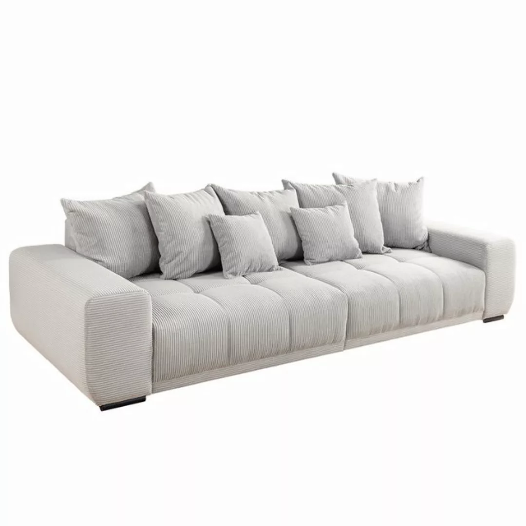 riess-ambiente Big-Sofa ELEGANCIA 285cm champagner beige, Einzelartikel 1 T günstig online kaufen