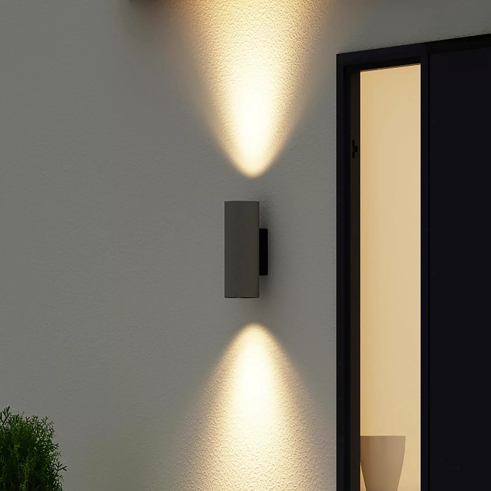 Arcchio LED-Außenwandleuchte Leiylen, Zylinder günstig online kaufen