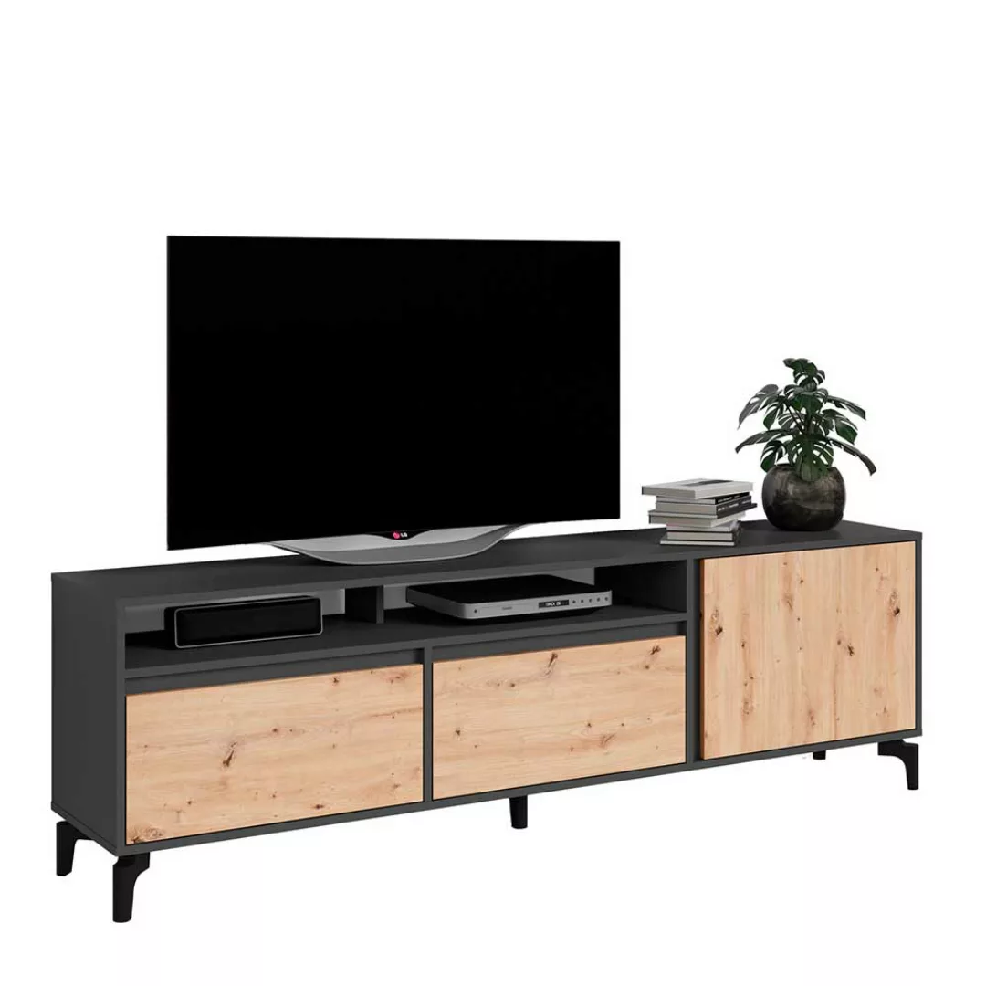 Fernsehlowboard in modernem Design 190 cm breit - 58 cm hoch günstig online kaufen