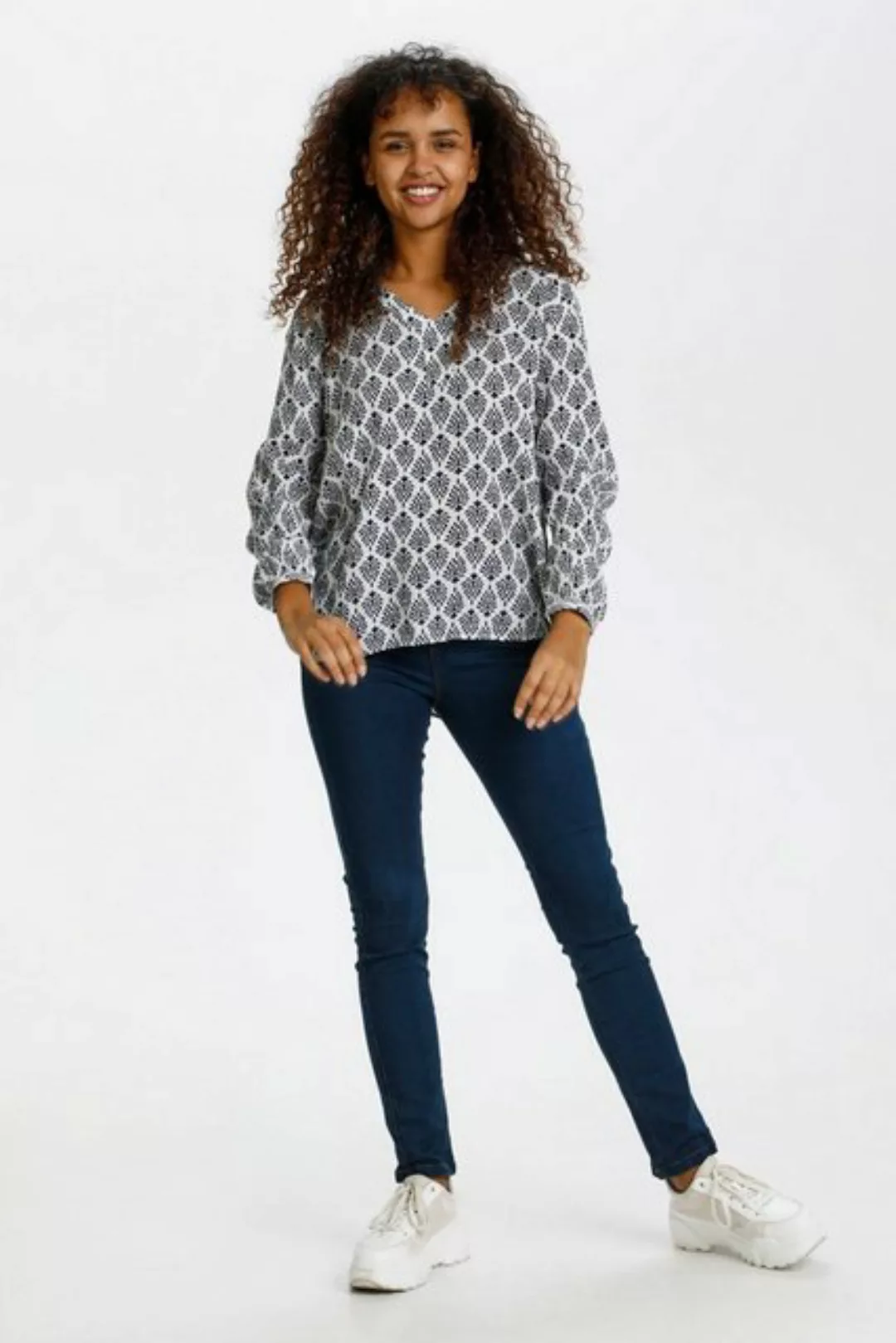 KAFFE Langarmhemd Langarm - Hemd Amber günstig online kaufen