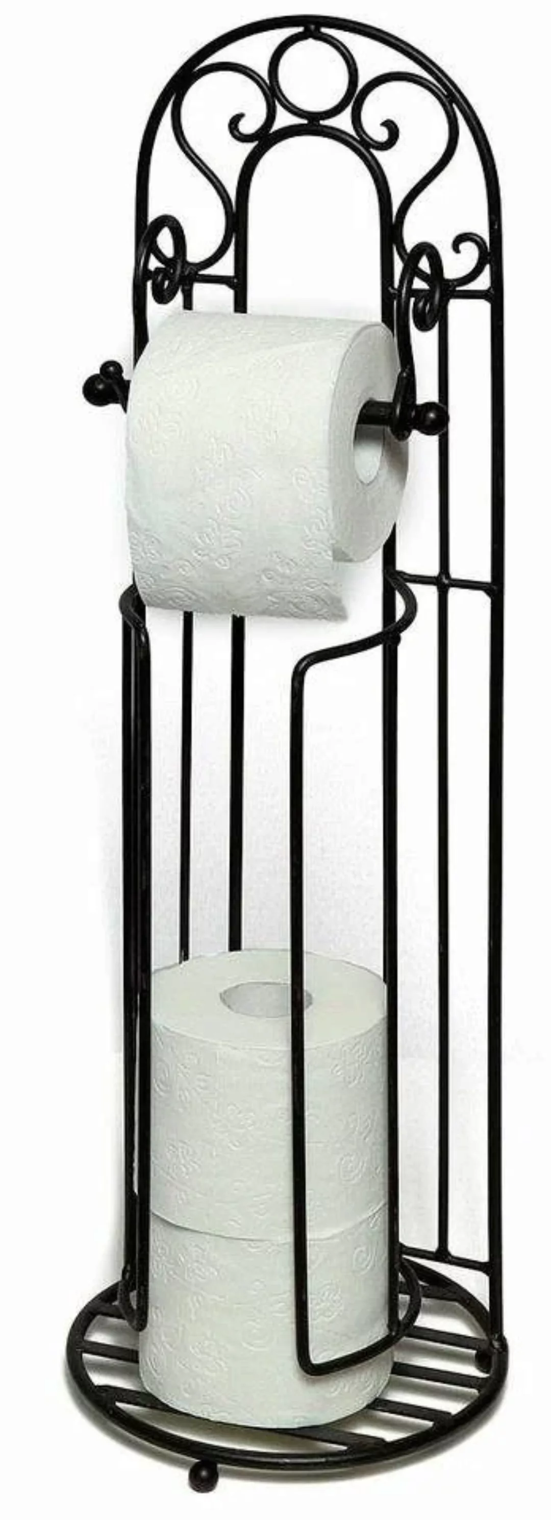 Ambiente Haus Toilettenpapierhalter »Antik«, schwarz günstig online kaufen