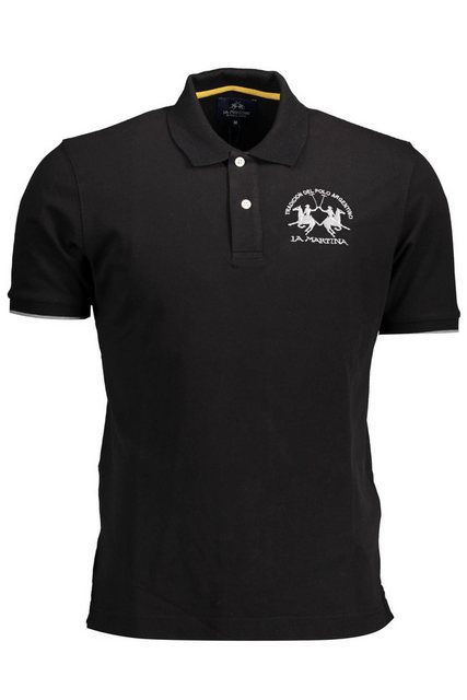 La Martina Poloshirt Herren Poloshirt Schwarz - Regular Fit mit günstig online kaufen