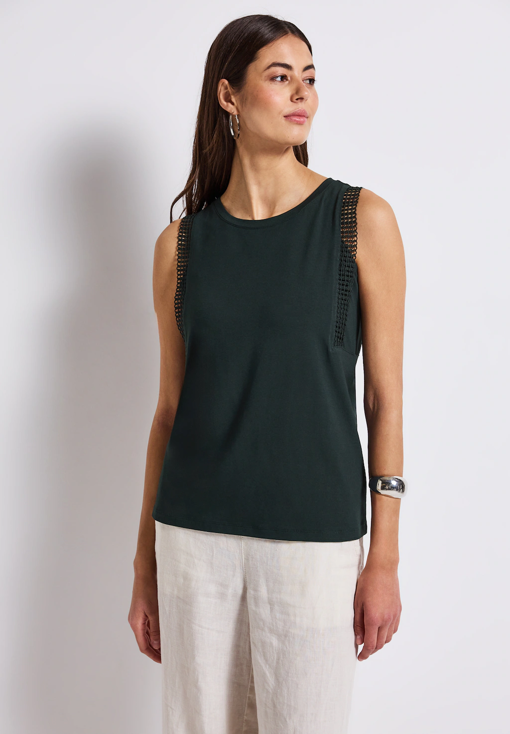 STREET ONE Tanktop, aus stretchigem Viskosematerial günstig online kaufen
