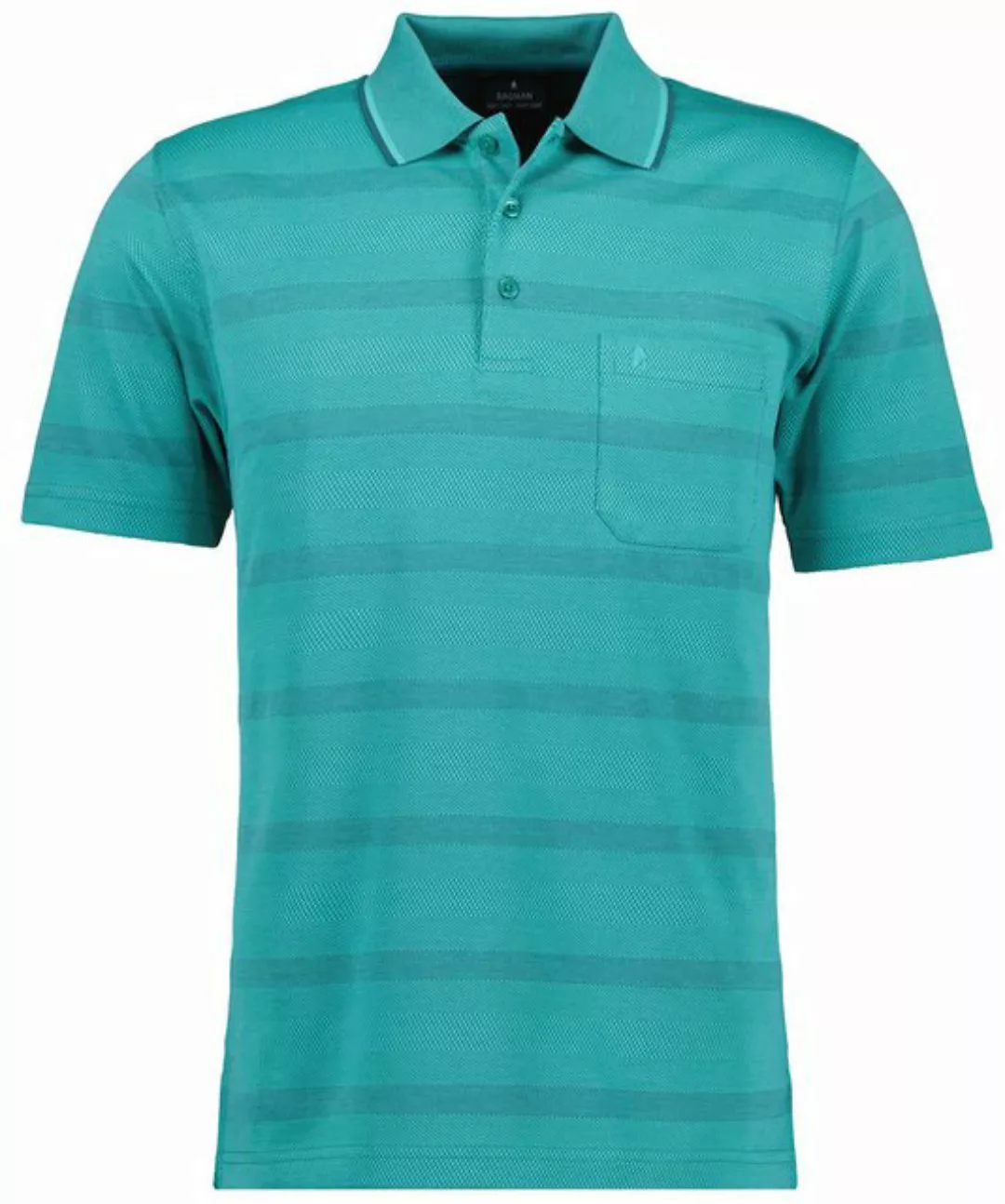 RAGMAN Poloshirt Polo jaquard stripe günstig online kaufen