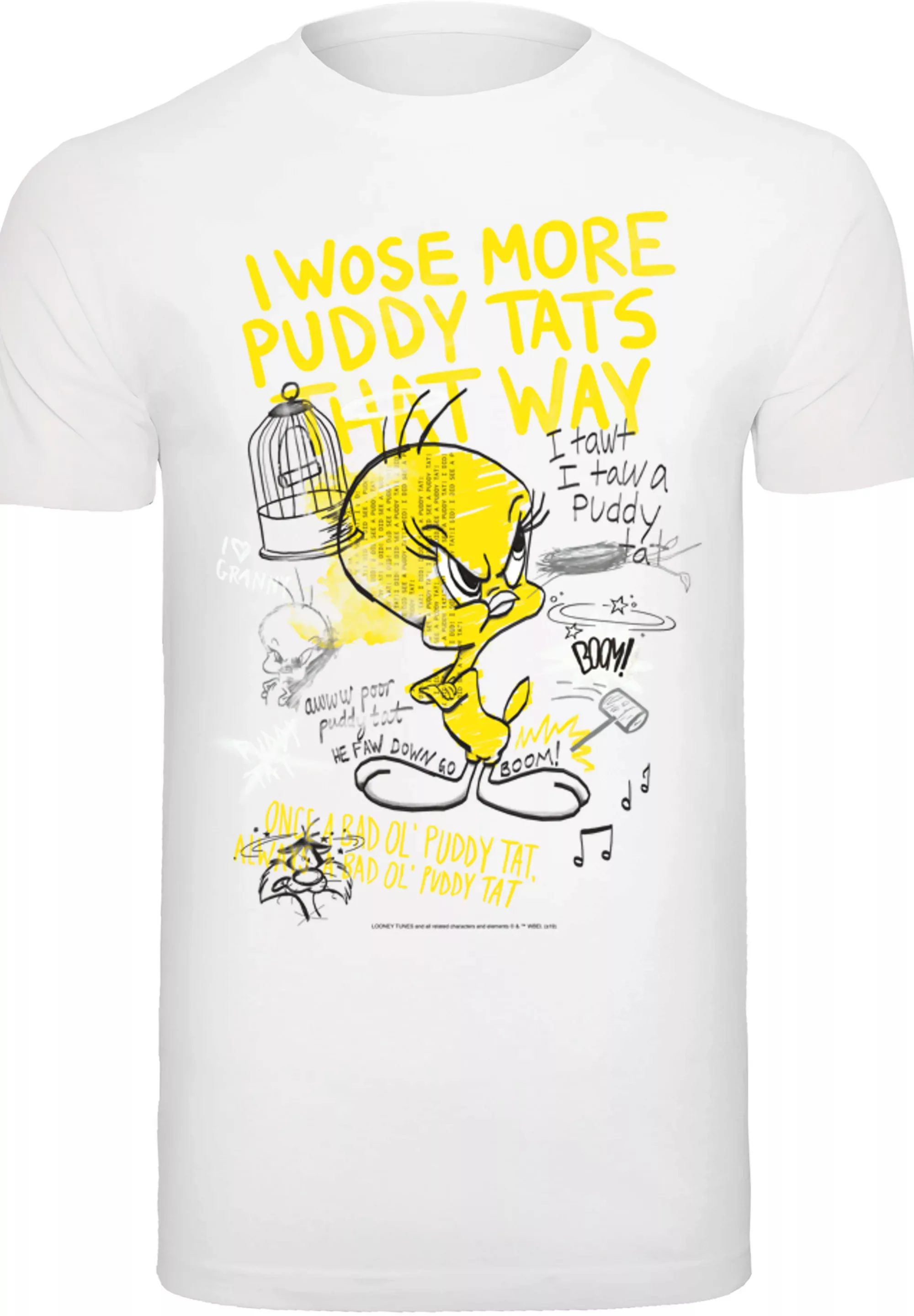 F4NT4STIC T-Shirt "Looney Tunes Tweety Pie More Puddy Tats", Herren,Premium günstig online kaufen