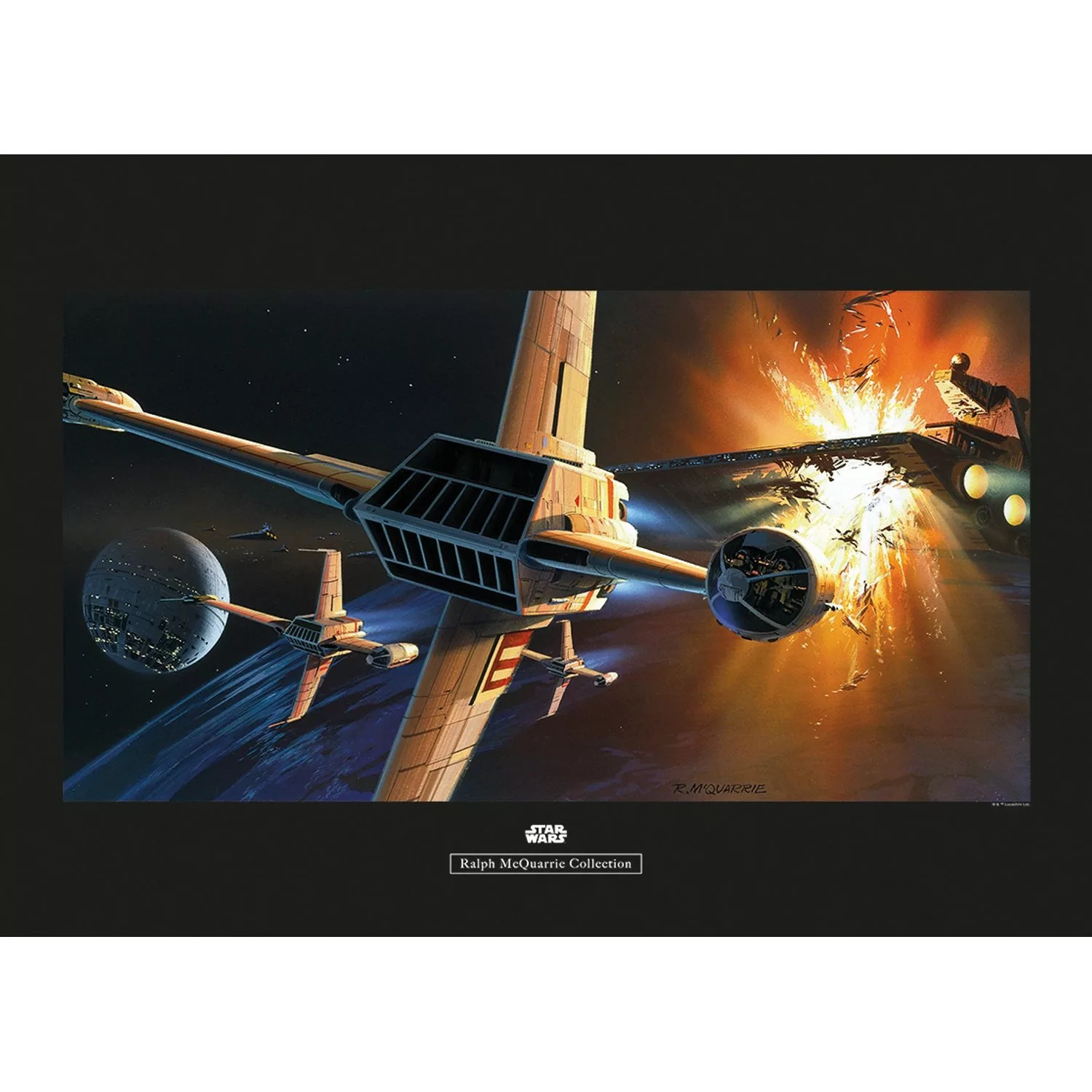 Komar Poster »Star Wars Classic RMQ Endor Orbit War«, Star Wars, (1 St.), K günstig online kaufen