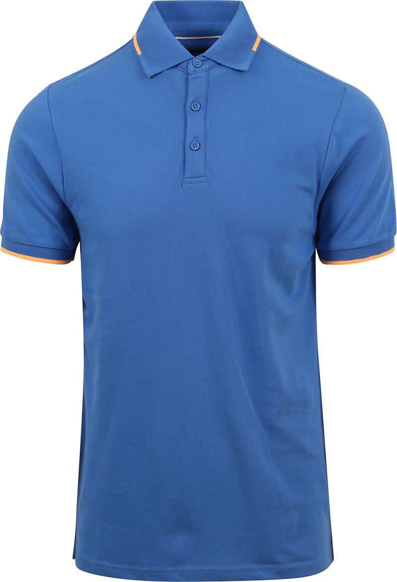 Suitable Fluo B Poloshirt Blau - Größe M günstig online kaufen