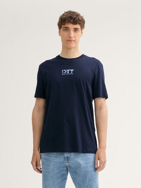 TOM TAILOR Denim T-Shirt Print T-Shirt mit Bio-Baumwolle günstig online kaufen