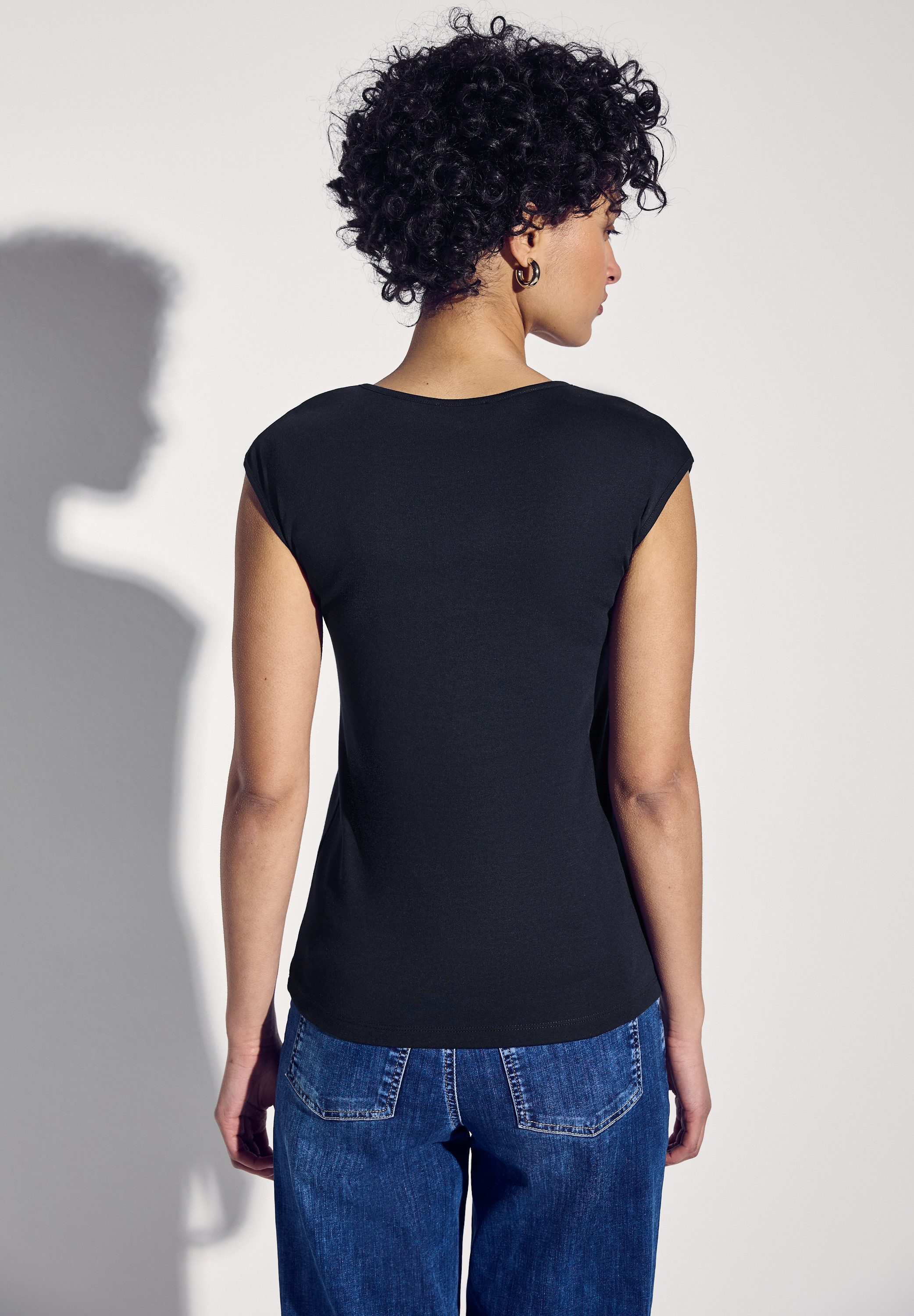 STREET ONE V-Shirt, doppellagig günstig online kaufen