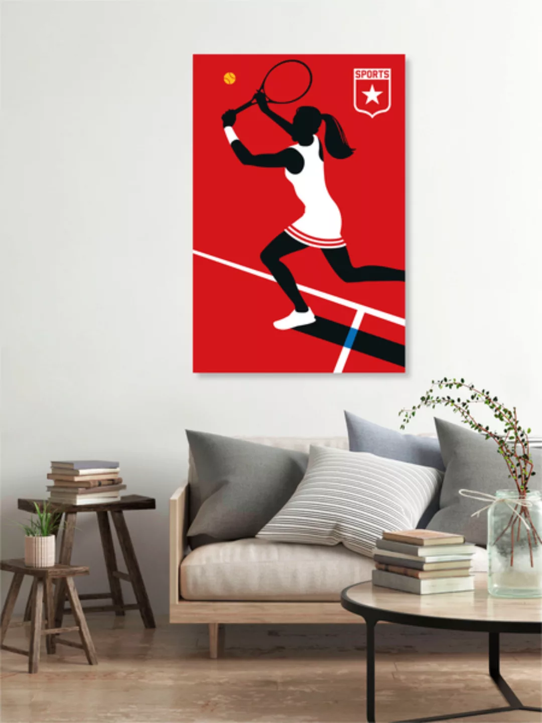 Poster / Leinwandbild - Tennis günstig online kaufen