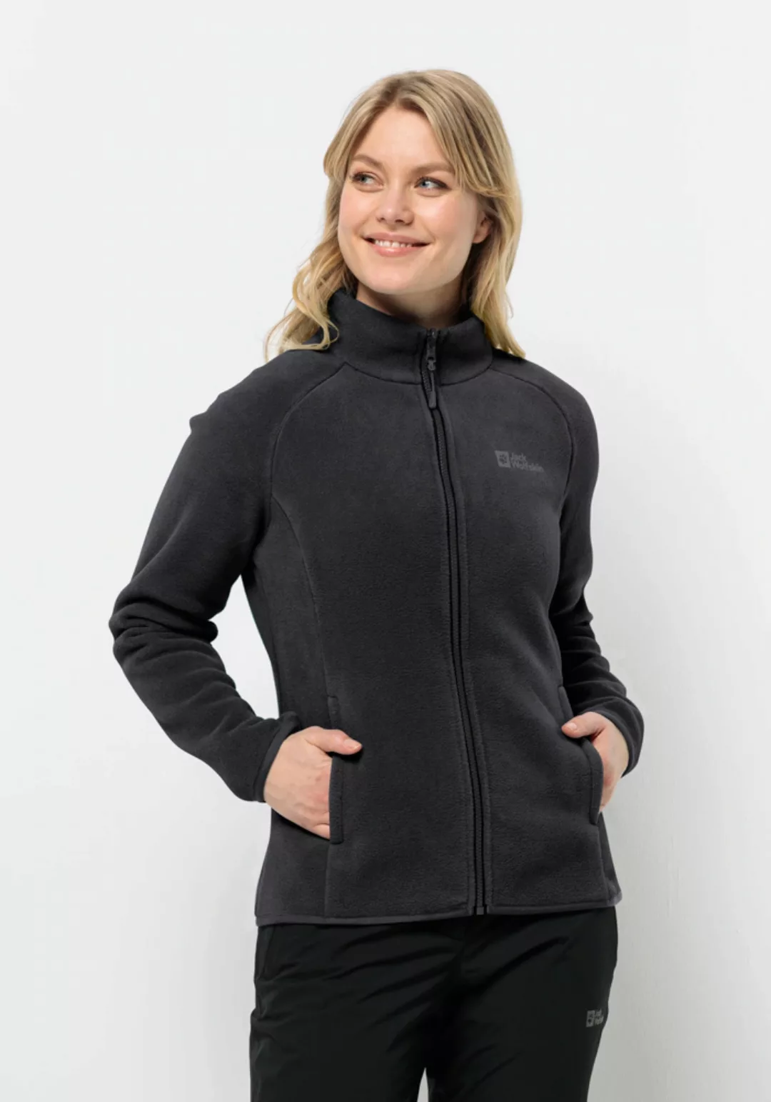 Jack Wolfskin Fleecejacke "MOONRISE FZ W", mit kurzem Systemreißverschluss günstig online kaufen