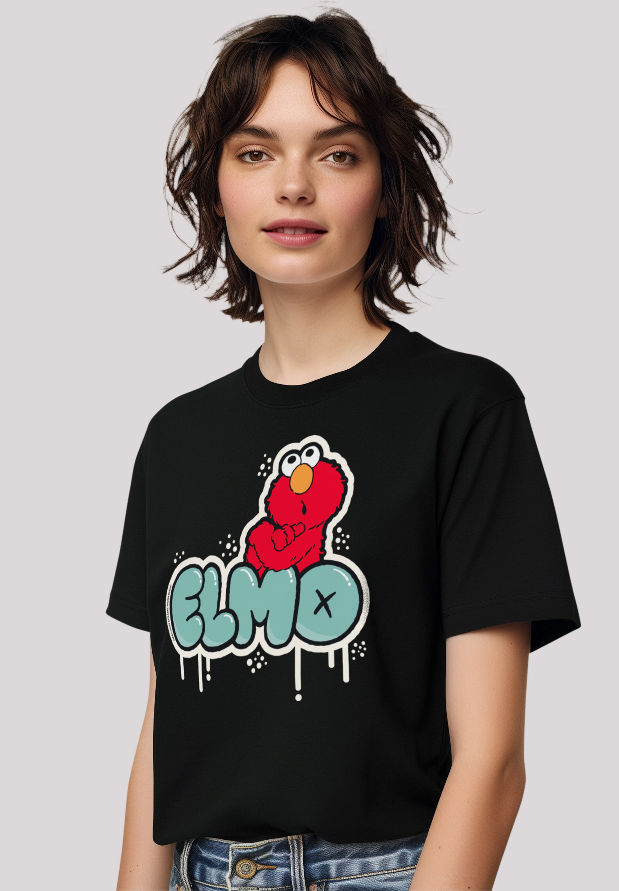 F4NT4STIC T-Shirt "Sesamstraße Elmo Graffiti", Premium Qualität,Nostalgie, günstig online kaufen