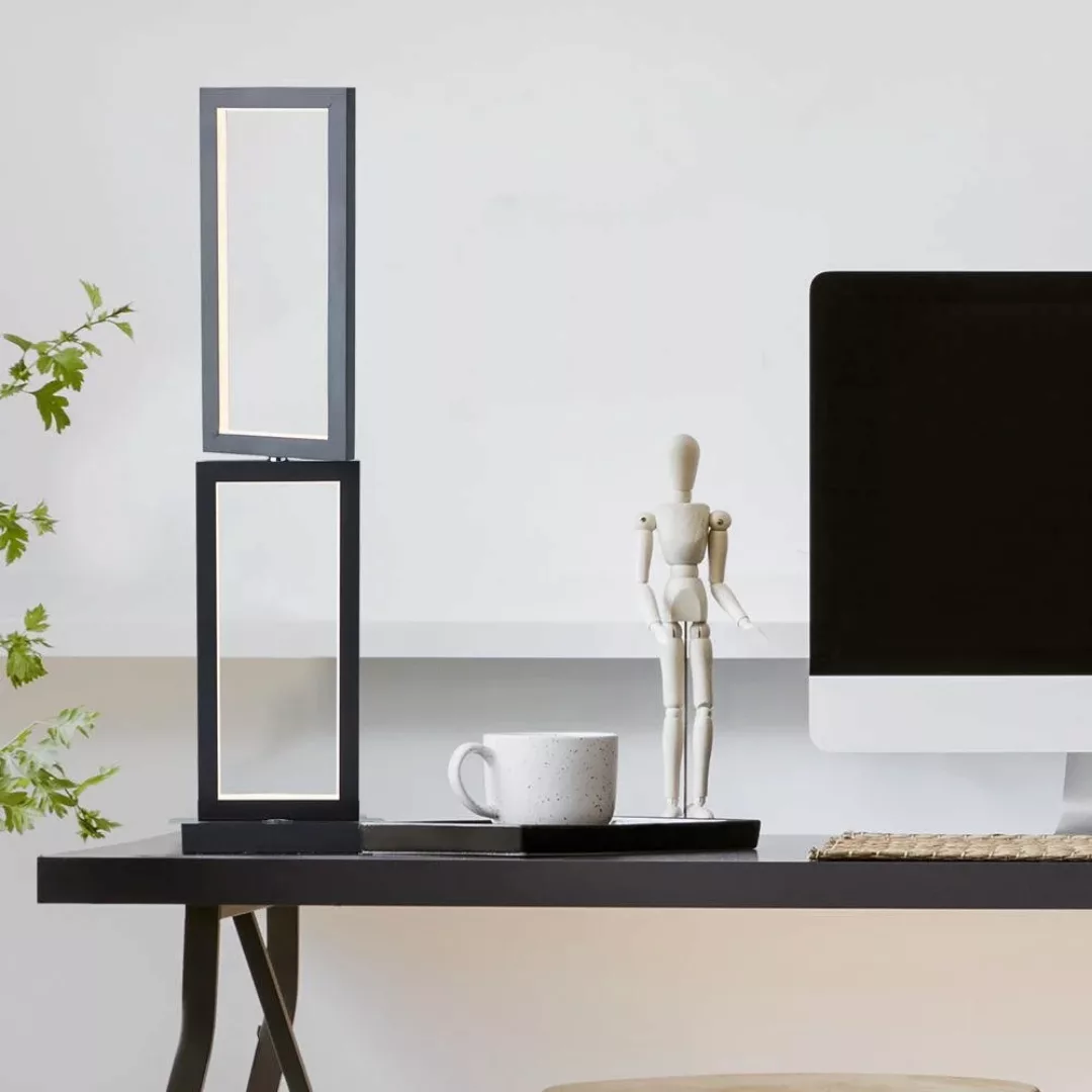 Brilliant Tischleuchte »Ranut«, 2 flammig, LED Tischlampe 2flg schwarz günstig online kaufen
