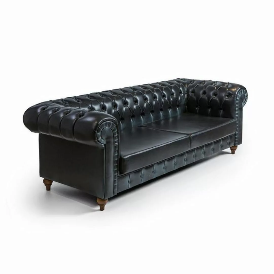 JVmoebel Sofa Moderne Chestefield Sofa Couch Dreisitzer Luxus Polstersofas günstig online kaufen