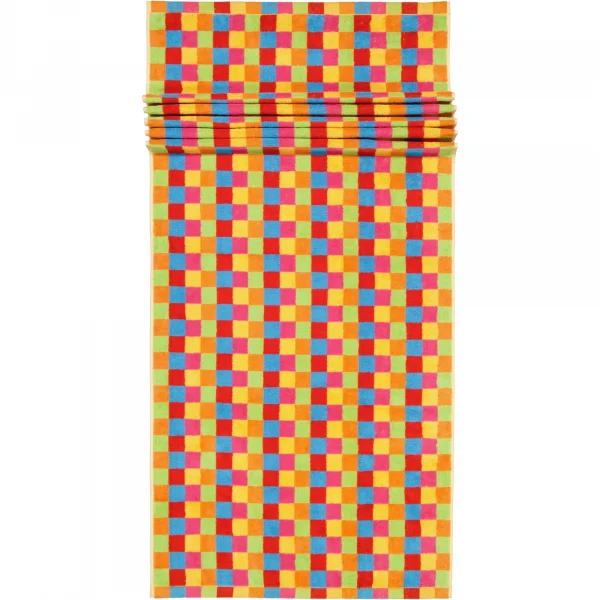 Cawö - Life Style Karo 7017 - Farbe: multicolor - 25 - Saunatuch 70x180 cm günstig online kaufen