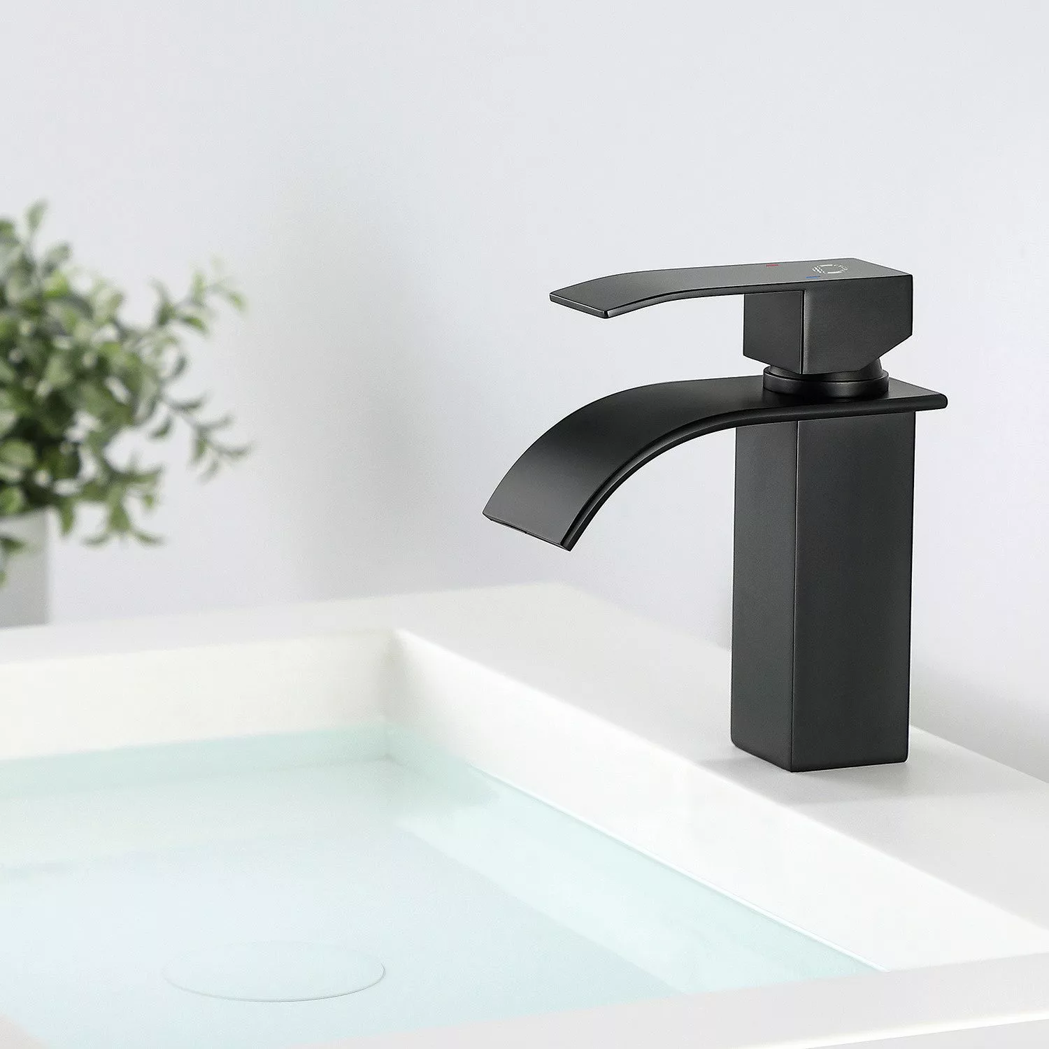 CECIPA MAX Waschtischarmatur Wasserfall-Waschtischarmaturn Wasserhahn Bad günstig online kaufen