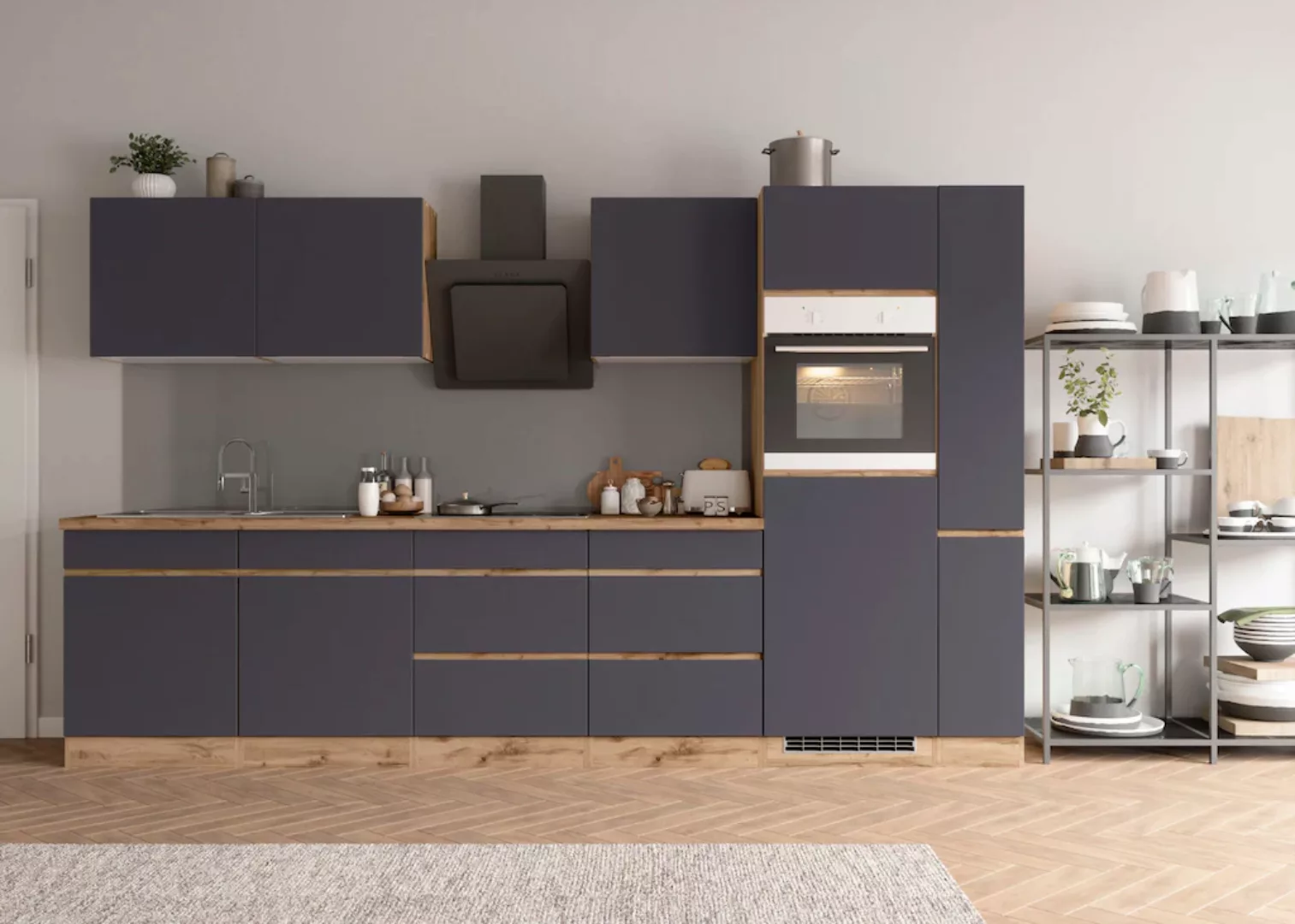 Kochstation Küche "KS-Riesa", Stellbreite 330 cm, ohne E-Geräte günstig online kaufen