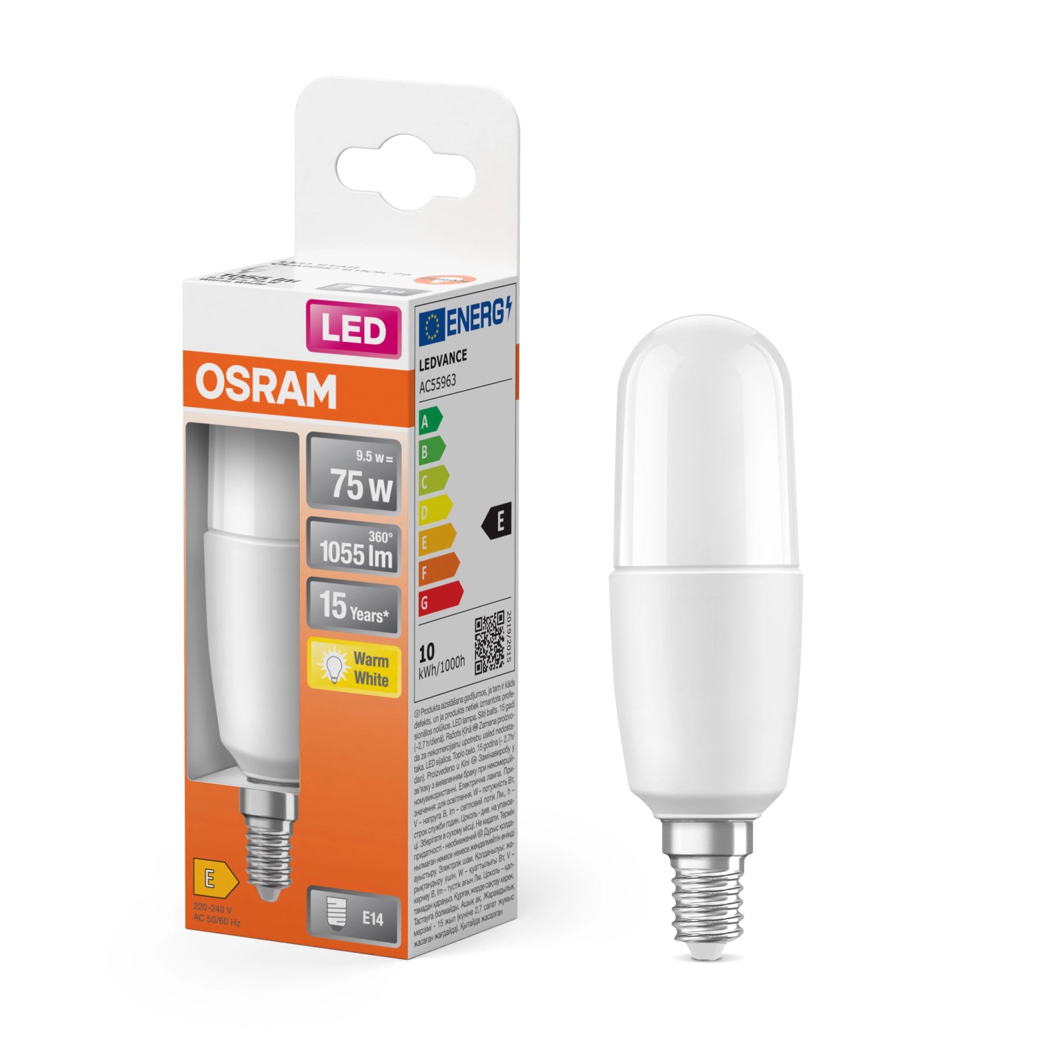 Osram LED-Leuchtmittel E14 9 W Warmweiß 1050 lm EEK: E 11,8 x 3,6 cm (H x Ø günstig online kaufen
