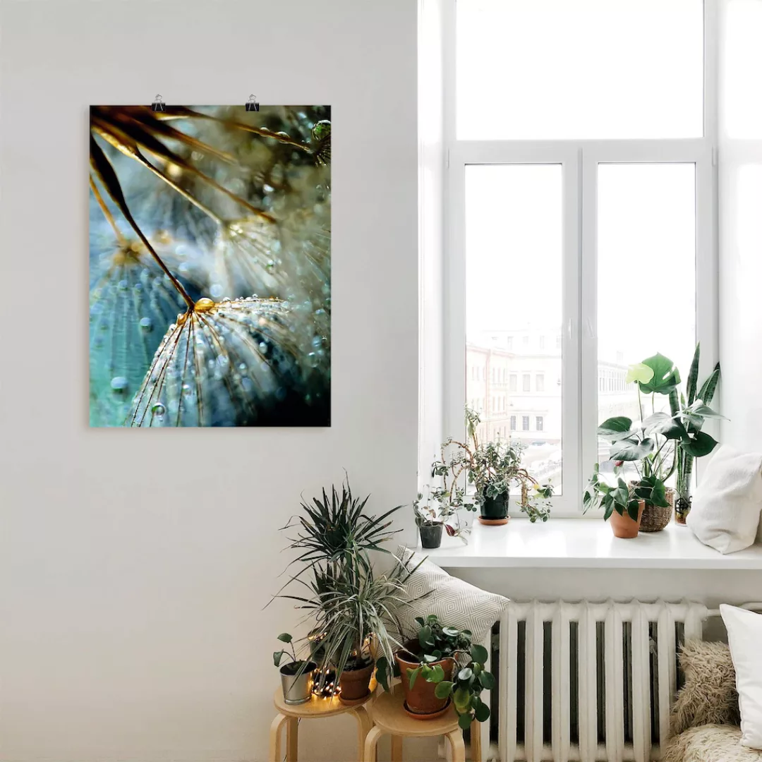 Artland Wandbild "Pusteblume Mystische Schönheit", Blumen, (1 St.), als Alu günstig online kaufen