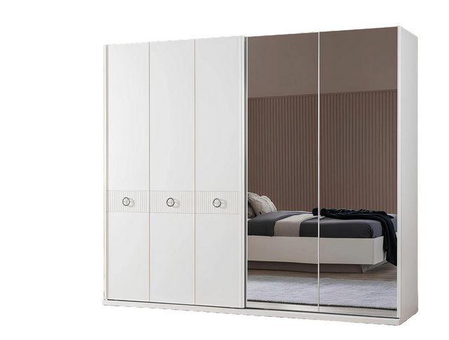 JVmoebel Kleiderschrank Kleiderschränke Modern Kleiderschrank Schränke Weiß günstig online kaufen