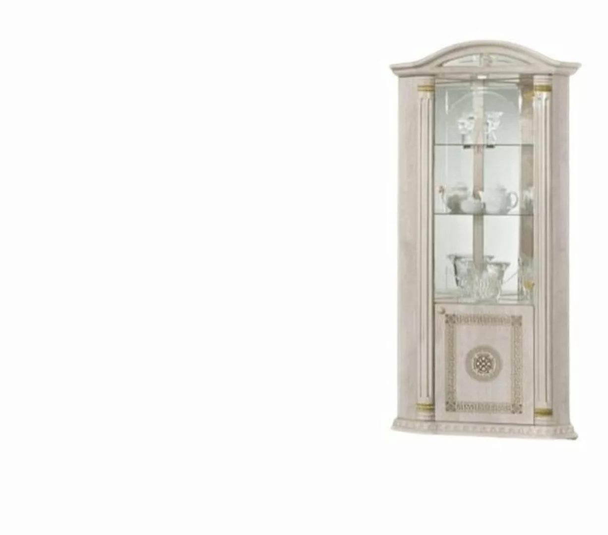 Xlmoebel Eckvitrine Luxus Eckvitrine Vitrine Glas Schrank Eck Holz Design ( günstig online kaufen