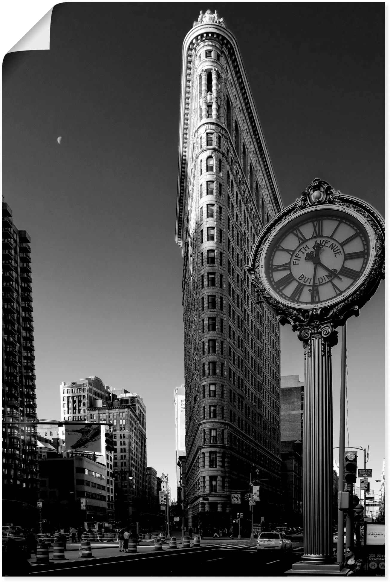 Artland Wandbild "New York Flatiron", Amerika, (1 St.), als Leinwandbild, P günstig online kaufen