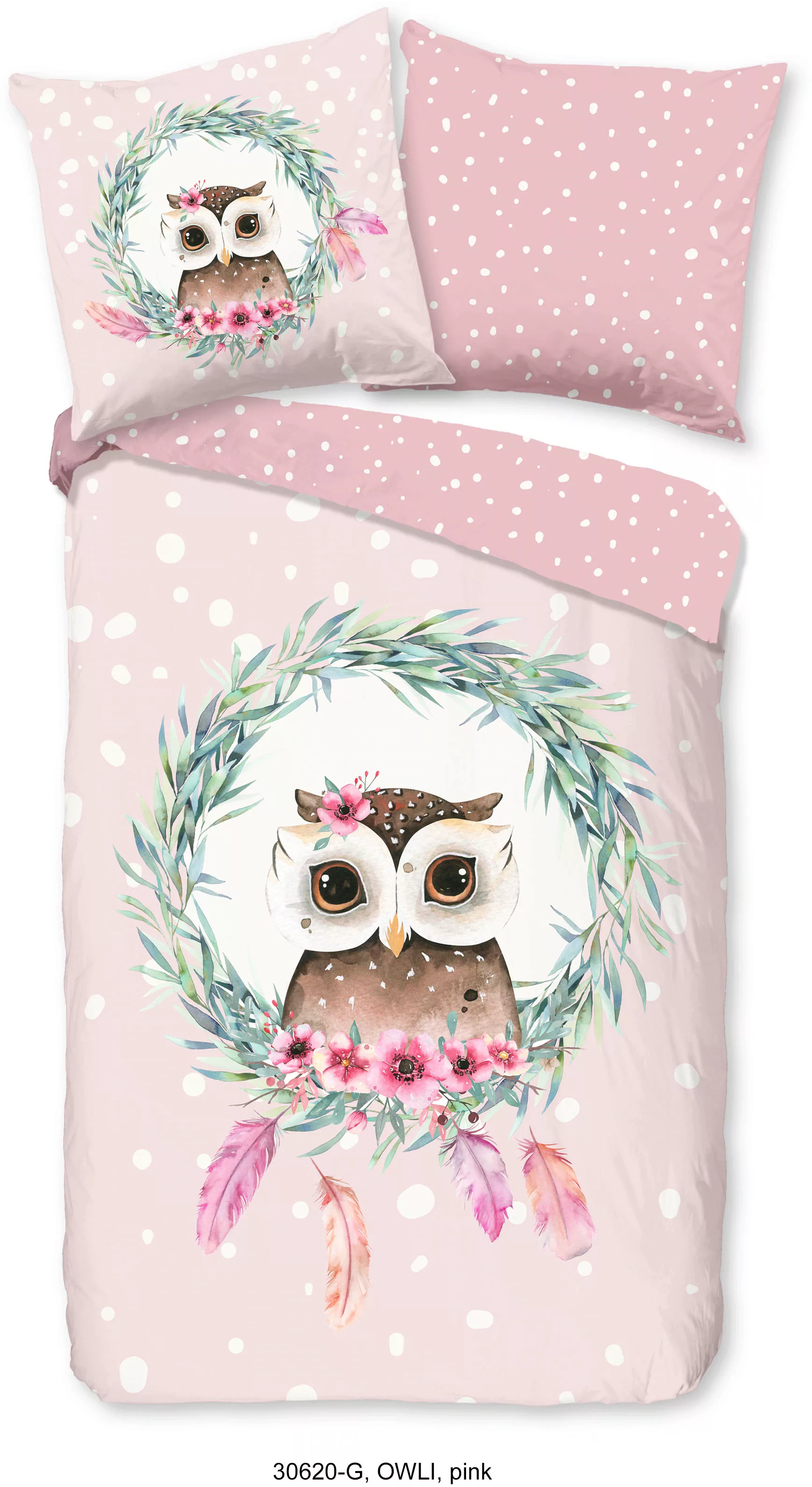 good morning Kinderbettwäsche »Owli«, (2 tlg.), 100% Baumwolle günstig online kaufen