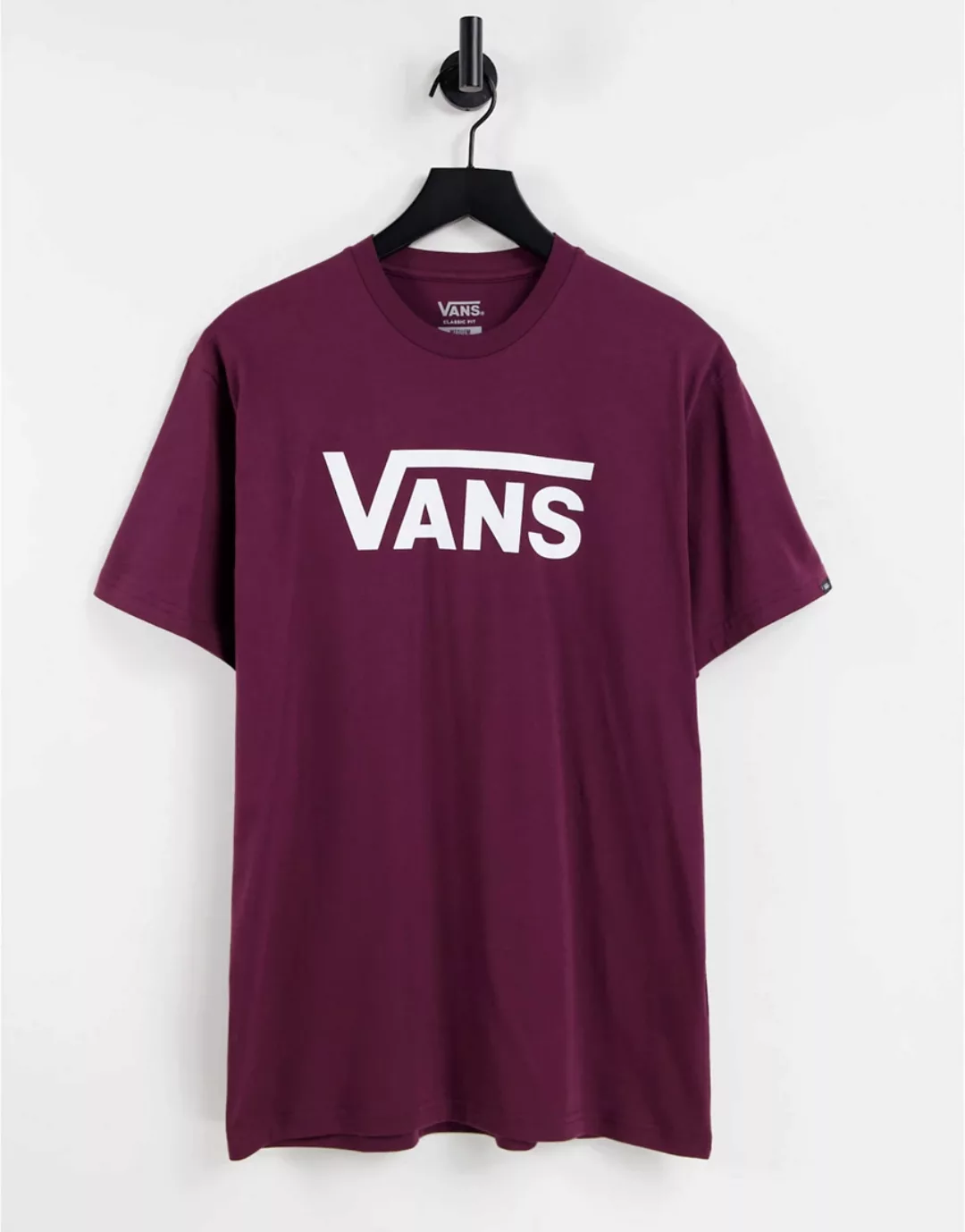 Vans Classic – Burgunderrotes T-Shirt günstig online kaufen