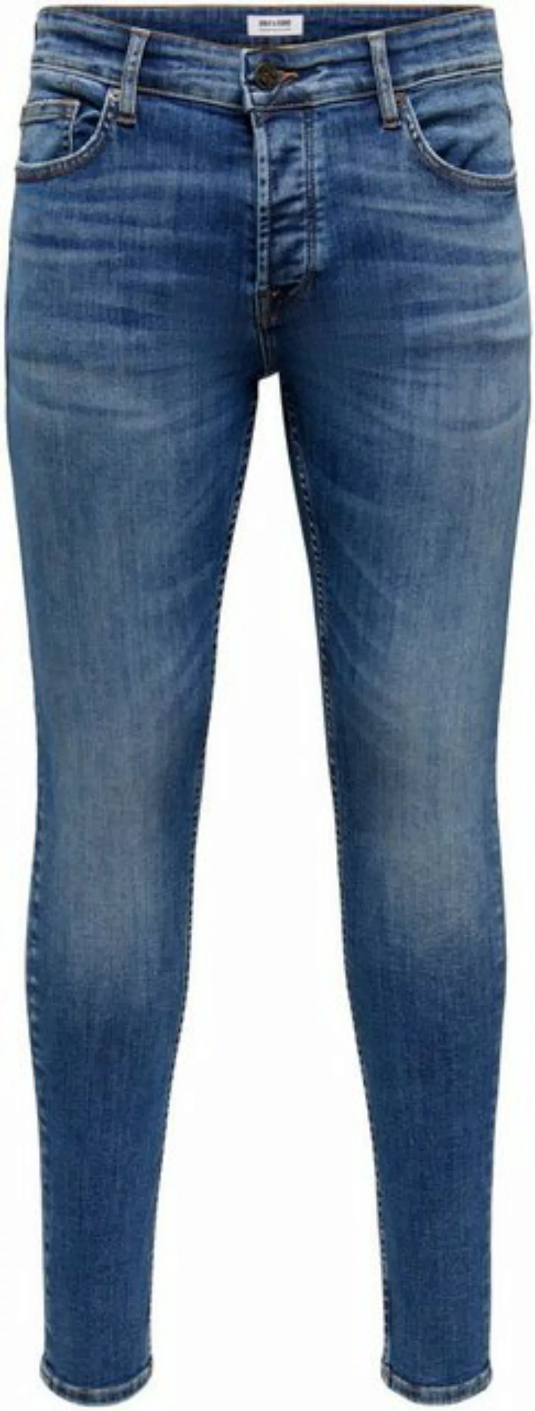 Only & Sons Herren Jeans ONSWARP SKINNY BLUE 3229 - Skinny Fit - Blau - Blu günstig online kaufen