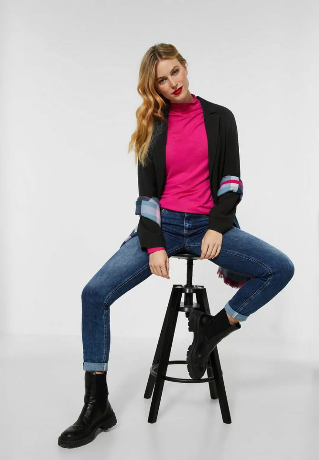 STREET ONE Jackenblazer Casual Longblazer günstig online kaufen