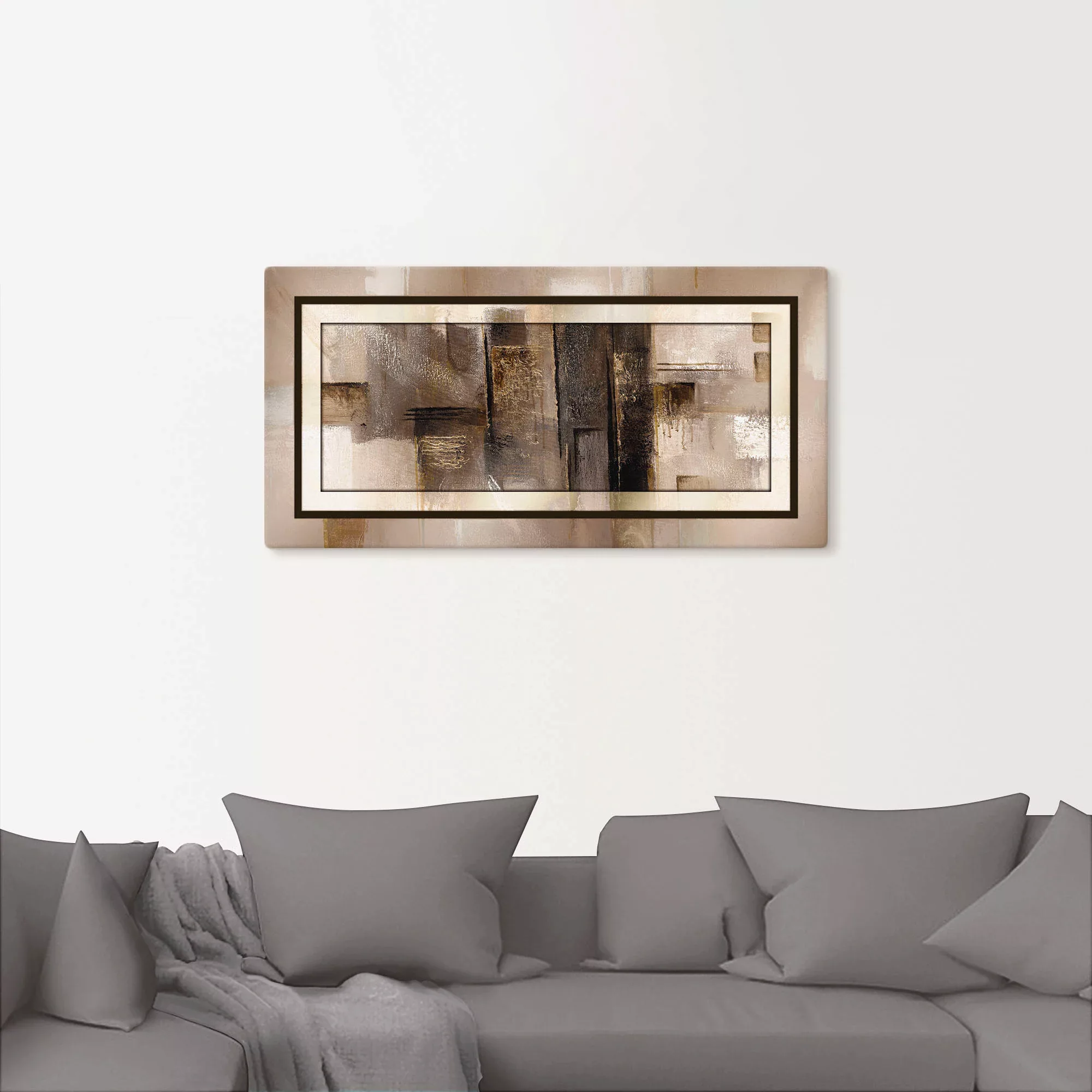 Artland Wandbild "Quadrate - abstrakt 1", Muster, (1 St.) günstig online kaufen