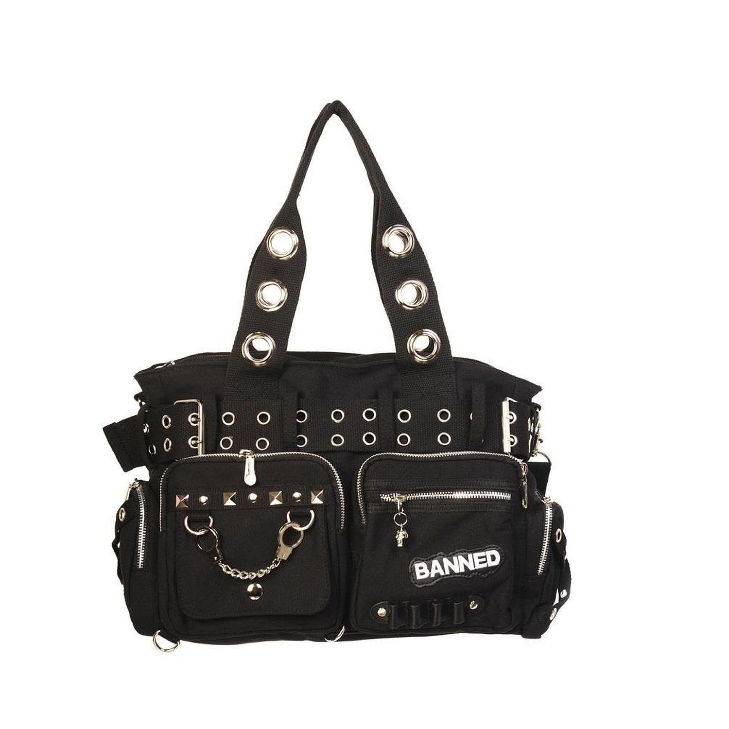 Banned Schultertasche Sweet Revenge Schwarz Gothic günstig online kaufen
