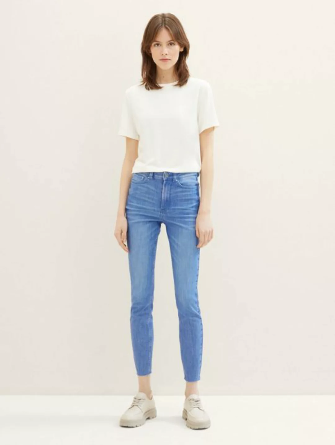 TOM TAILOR Denim Skinny-fit-Jeans in 7/8 Länge und mit Stretch günstig online kaufen