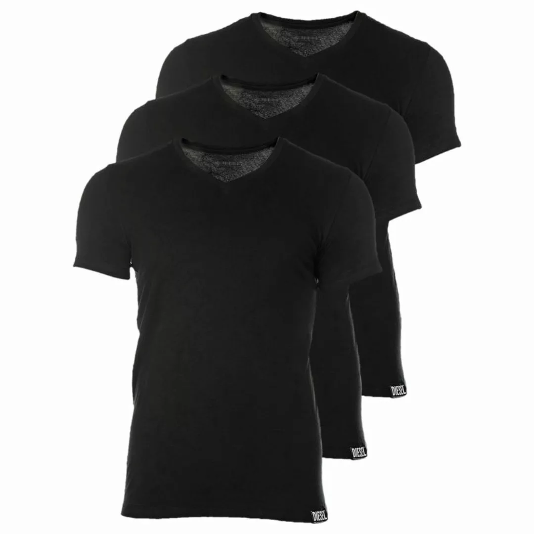 DIESEL Herren T-Shirt 3er Pack - UMTEE-Michael, V-Ausschnitt, Kurzarm, Cott günstig online kaufen